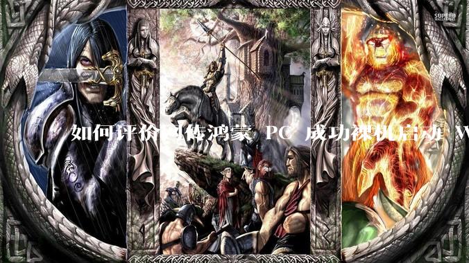 如何评价网传鸿蒙 PC 成功裸机启动 Windows ARM？