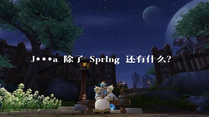 J***a 除了 Spring 还有什么？