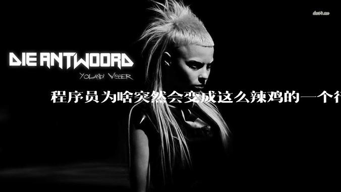 程序员为啥突然会变成这么辣鸡的一个行业？