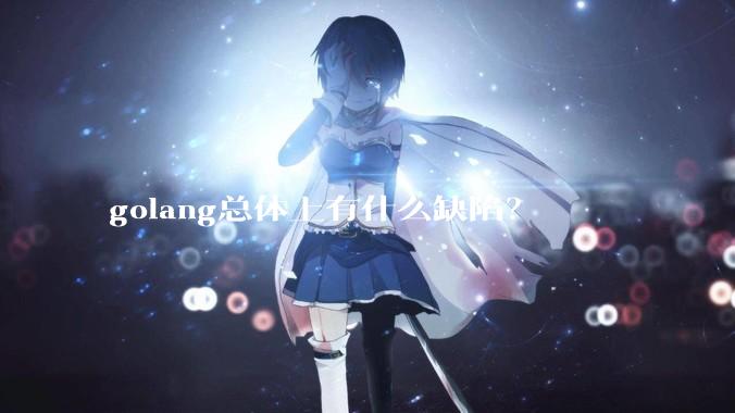 golang总体上有什么缺陷？