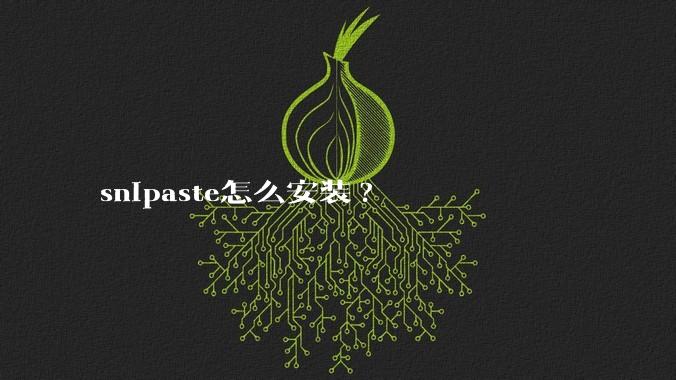 snipaste怎么安装?