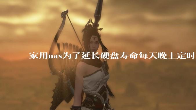 家用nas为了延长硬盘寿命每天晚上定时关机可以么？