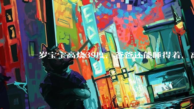 一岁宝宝高烧39度，爸爸还能睡得着，离吗？